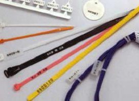 PI-KAS B200P - устройство для нанесения печати на кабель, трубки и ПВХ продукцию: пример плоских маркированных проводов 